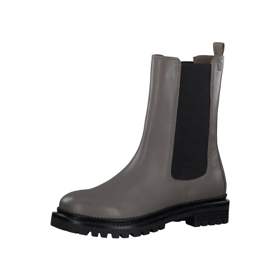 s.Oliver s.Oliver Chelsea boots taupe / zwart -