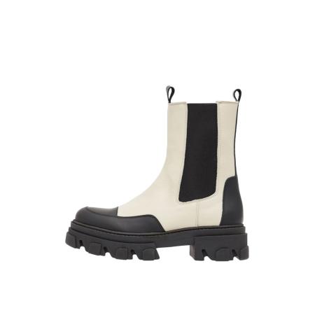 Bianco Bianco Chelsea boots GINNY crème / zwart