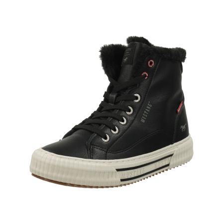 Mustang MUSTANG Sneakers hoog sand / zwart / wit