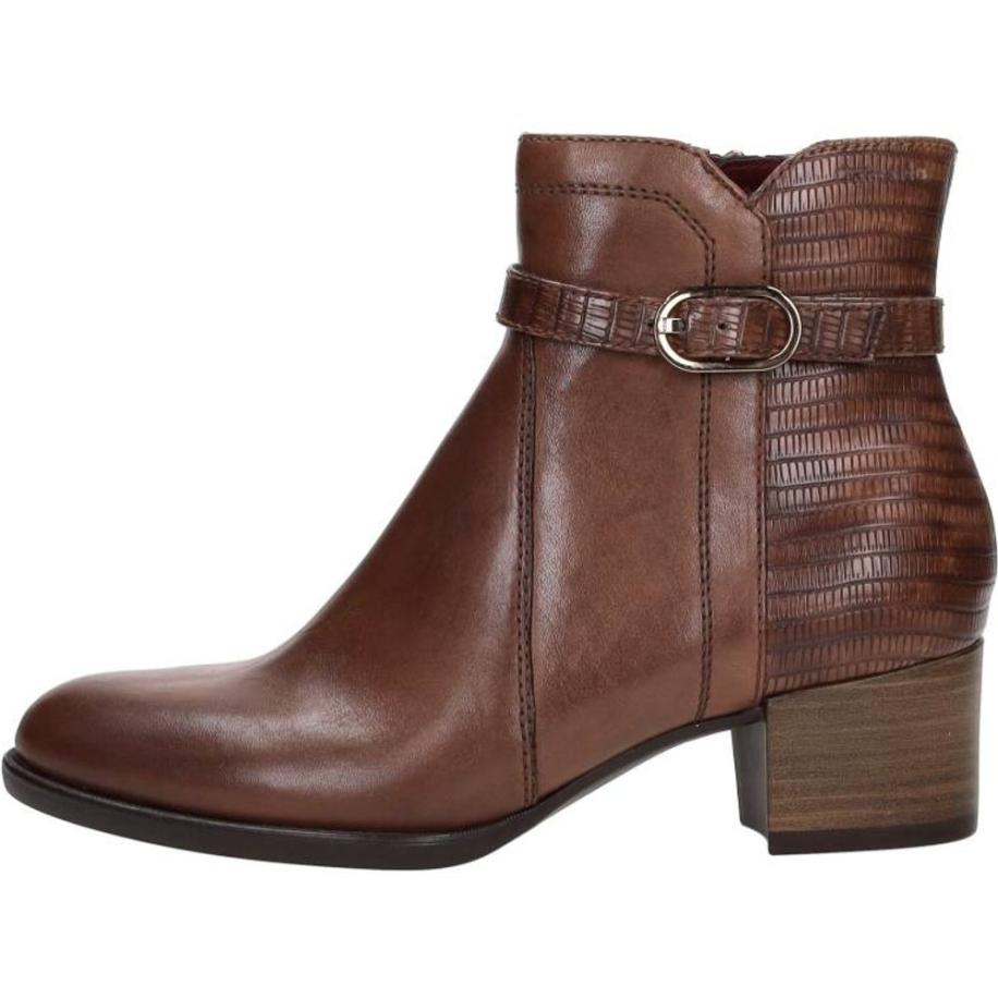 Tamaris - Enkellaarsjes Hak Bruin