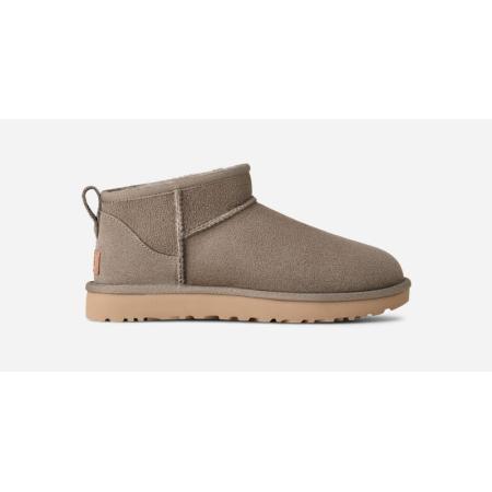 UGG® Classic Ultra Mini-laars voor dames in Cobble Grey, Maat 39, Dubbelzijdig