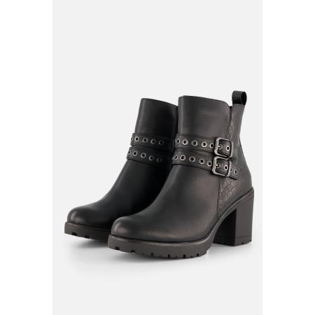 Marco Tozzi Enkellaarsjes zwart Synthetisch