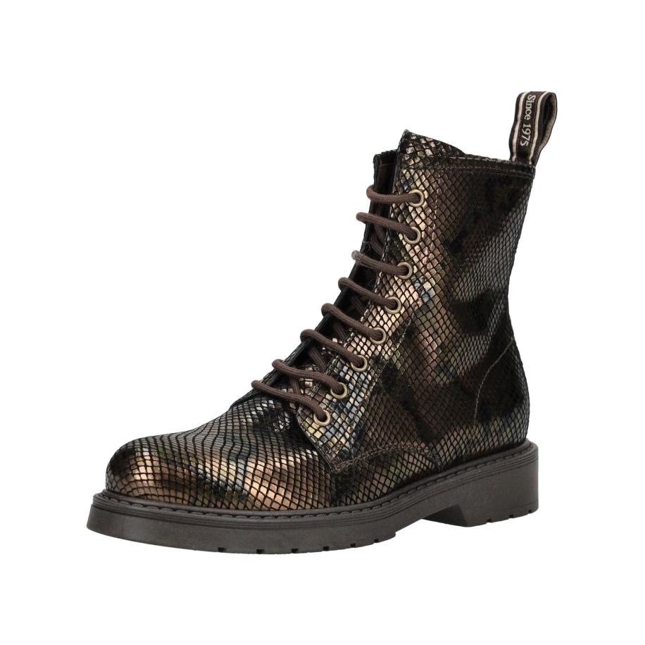 Nero Giardini Nero Giardini Veterlaarsjes donkerbruin / brons / zwart -