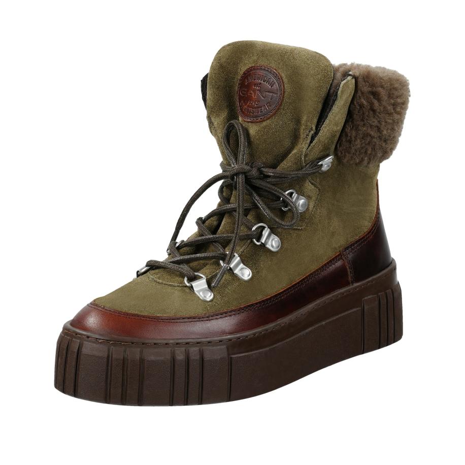 Gant GANT Veterlaarsjes bruin / olijfgroen -