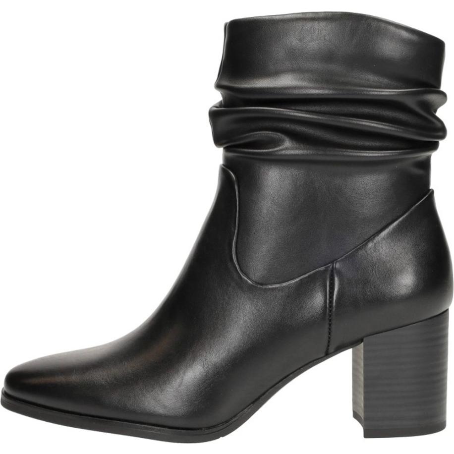 Marco Tozzi - Enkellaarsjes Hak Zwart