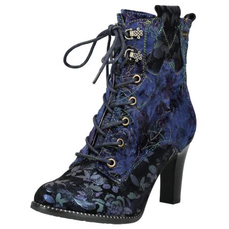 Laura Vita Laura Vita Veterlaarsjes donkerblauw / zwart