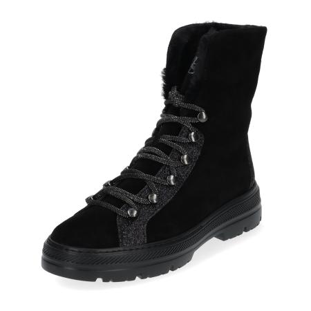 Paul Green Paul Green Veterlaarsjes zilvergrijs / zwart