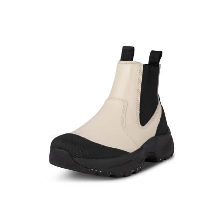 Woden WODEN Chelsea boots Hega Patent crème / zwart