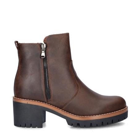 Nelson rits- & gesloten boots Bruin 490619