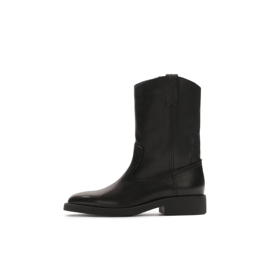 Kazar Enkellaarsjes zwart Zwart