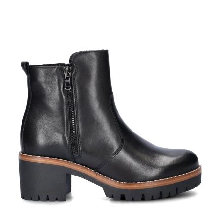 Nelson rits- & gesloten boots Zwart 490824