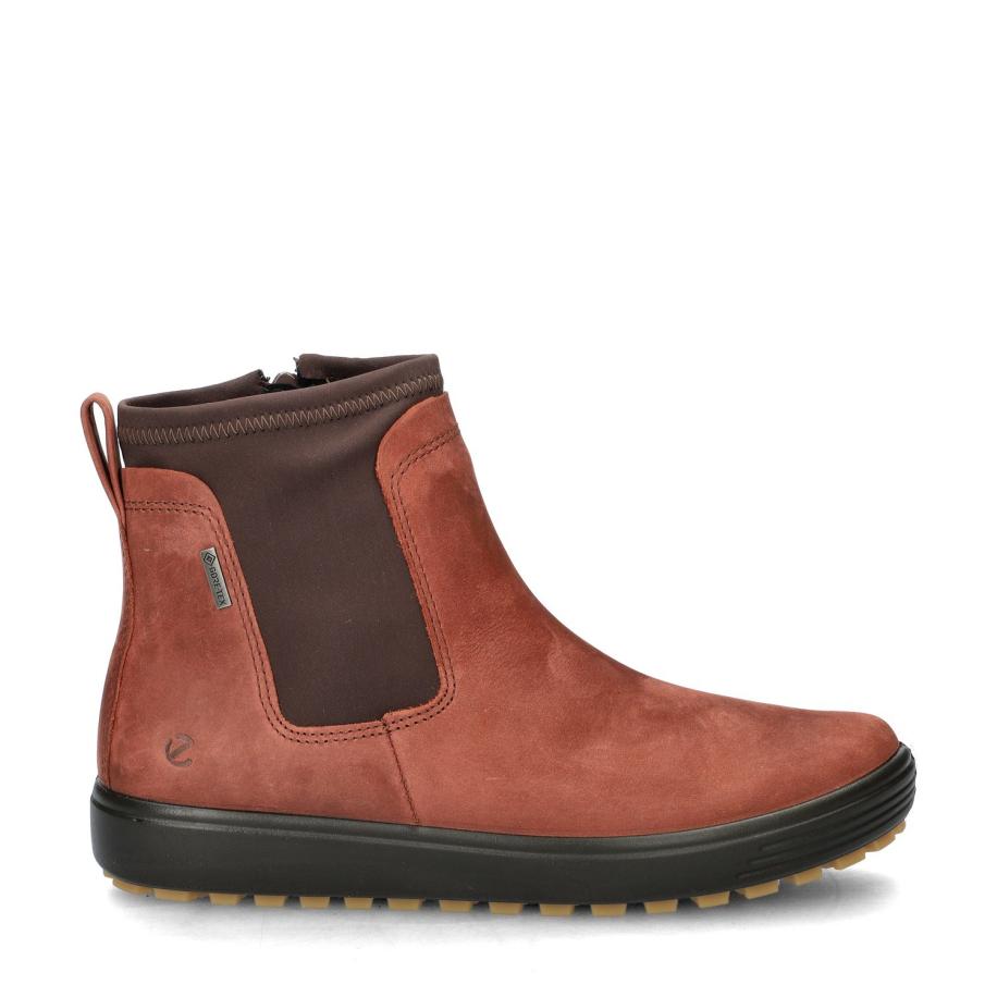 Ecco Soft 7 Tred enkellaarsjes Bruin 450559 Bruin