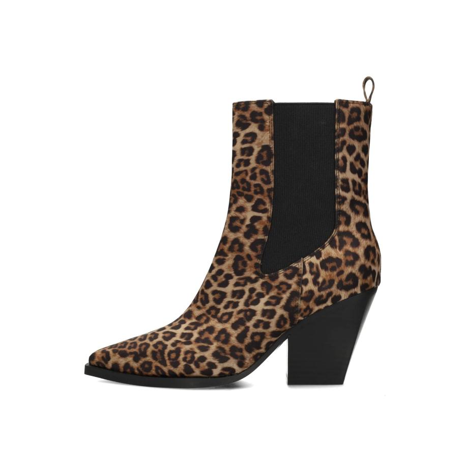 Posh POSH by Poelman Enkellaarsjes bruin / zwart -