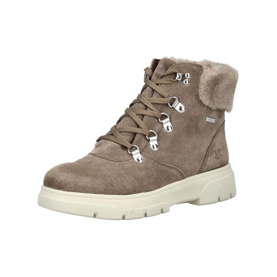 Caprice CAPRICE Veterlaarsjes DENISE taupe -