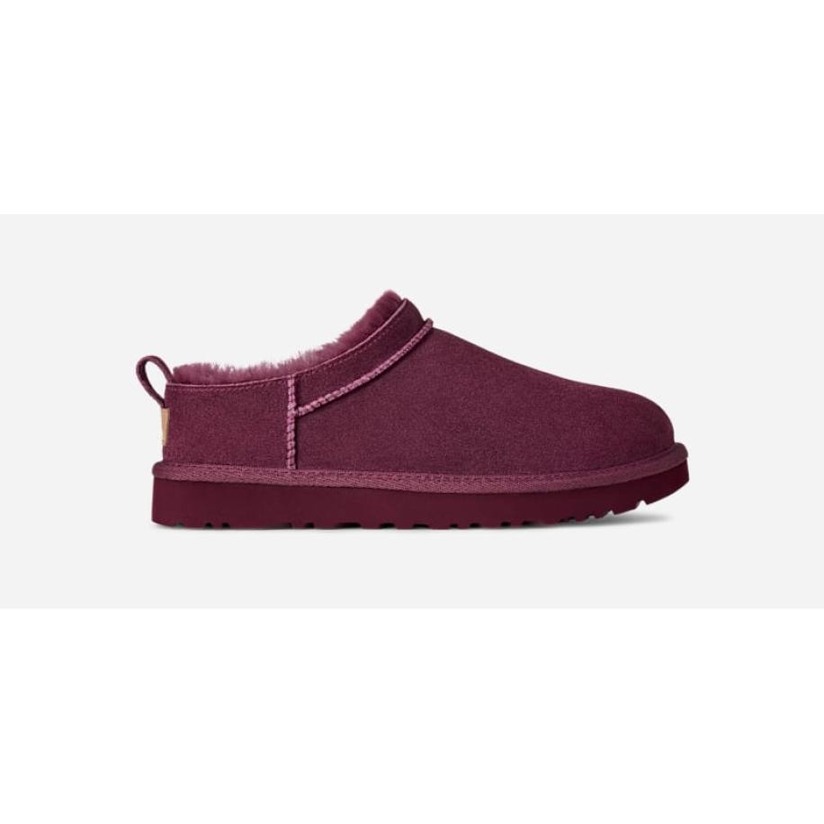 UGG® Classic Micro-laars in Burnt Magenta, Maat 39, Suede Paars