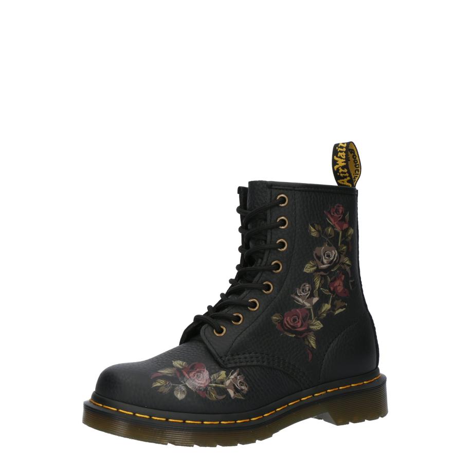 Dr. Martens Veterlaarsjes 1460 taupe / groen / wijnrood / zwart Zwart