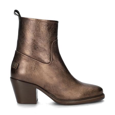 Shabbies Amsterdam Julie enkellaarsjes Brons 439484