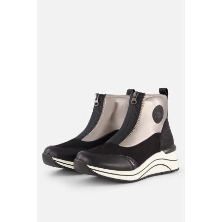 Remonte Enkellaarsjes zwart Synthetisch