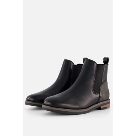 Marco Tozzi Chelsea boots zwart Synthetisch