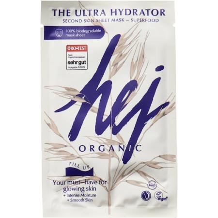 Hej Organic Maskers & scrubs Het Ultra Hydrator Second Skin Sheet Mask Glowmaskers Dames 22 g
