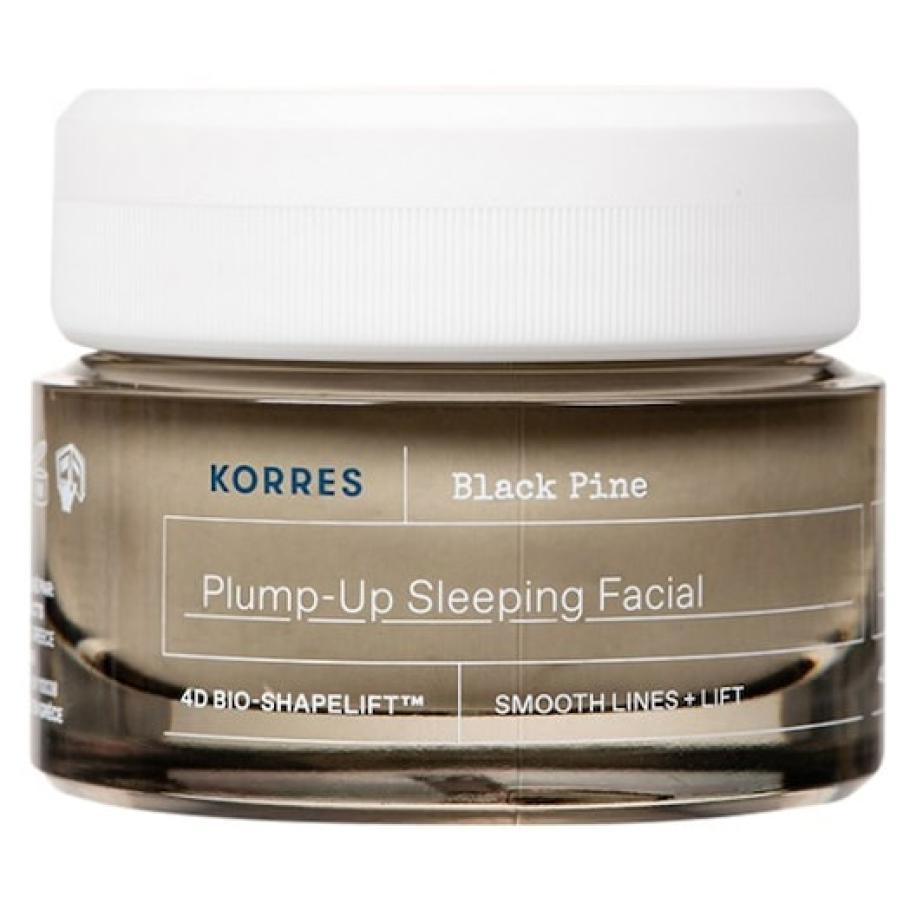 Korres Black Pine 4D Bio-ShapeLift Opvullende nachtcrème Nachtcrème Dames 40 ml