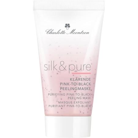 Charlotte Meentzen Silk & Pure Verhelderend Pink-To-Black scrubmasker Reinigende maskers Dames 50 ml