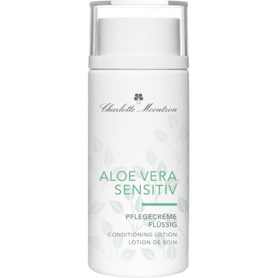 Charlotte Meentzen Aloe Vera Sensitiv Verzorgingscrème vloeibaar Anti-aging gezichtsverzorging Dames 150 ml