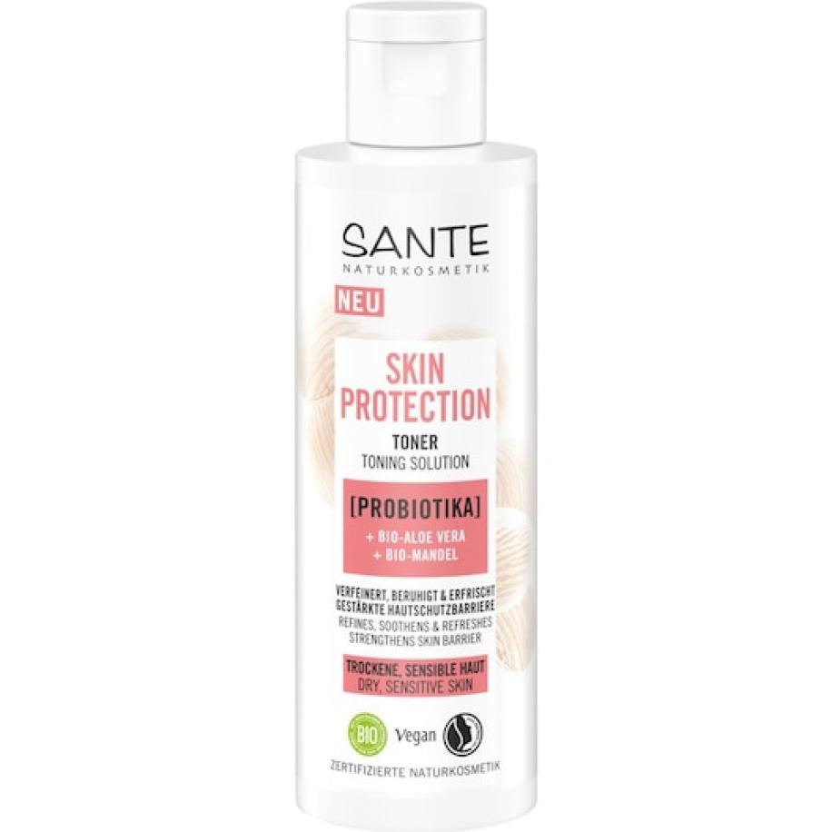 Sante Naturkosmetik Cleansing Huidbescherming Toner met probiotica, biologische aloë vera & amandel Gezichtsverzorging Dames 125 ml
