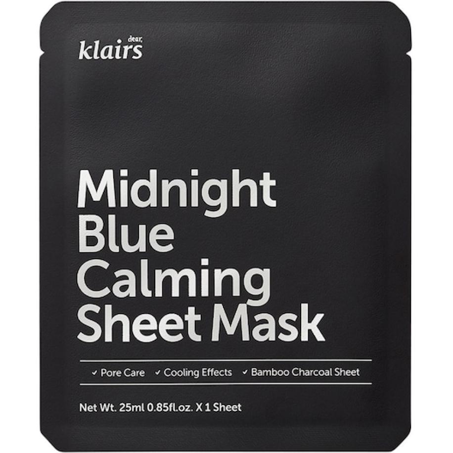 Klairs Masker Midnight Blue kalmerend bladmasker Dames 25 ml