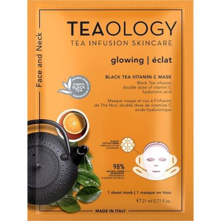 Teaology Gezichtsverzorging Black Tea Vitamin C Mask Sheet maskers Dames 21 ml
