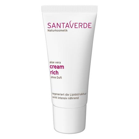 Santaverde Aloe Vera Cream Rich – Fragrance Free