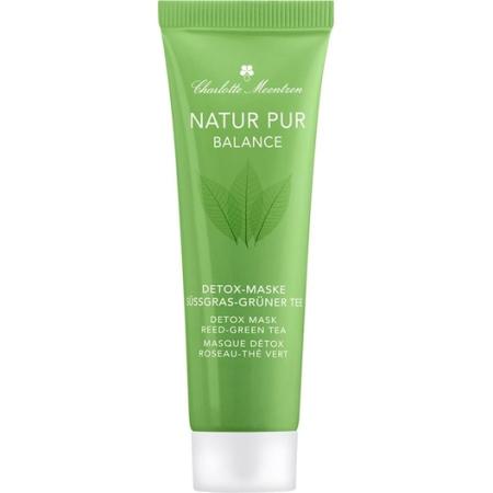 Charlotte Meentzen Natur Pur Balance Zoetgras-groene thee Hydraterende maskers Dames 30 ml