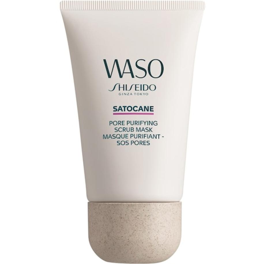 Shiseido WASO Satocane Pore Purifying Scrub Mask Gezichtsscrub en -peeling Dames 80 ml