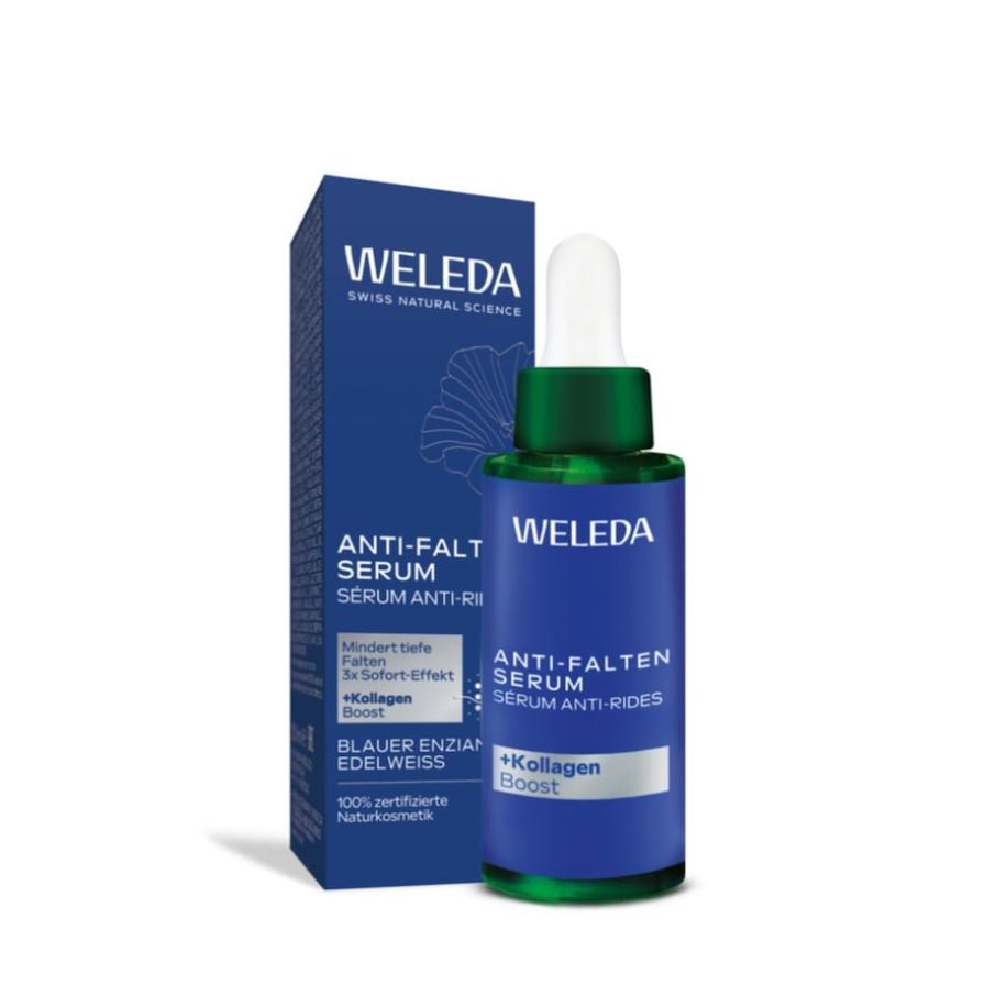 WELEDA Intensive care Anti-rimpelserum blauwe gentiaan & edelweiss Gezichtscrème Unisex 30 ml
