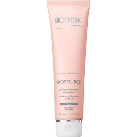 Biotherm Biosource Softening Foaming Cleanser voor droge huid Reinigingsschuim Dames 150 ml