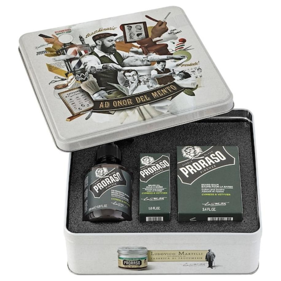 Proraso Cypress & Vetyver Cadeauset Baardverzorging Heren