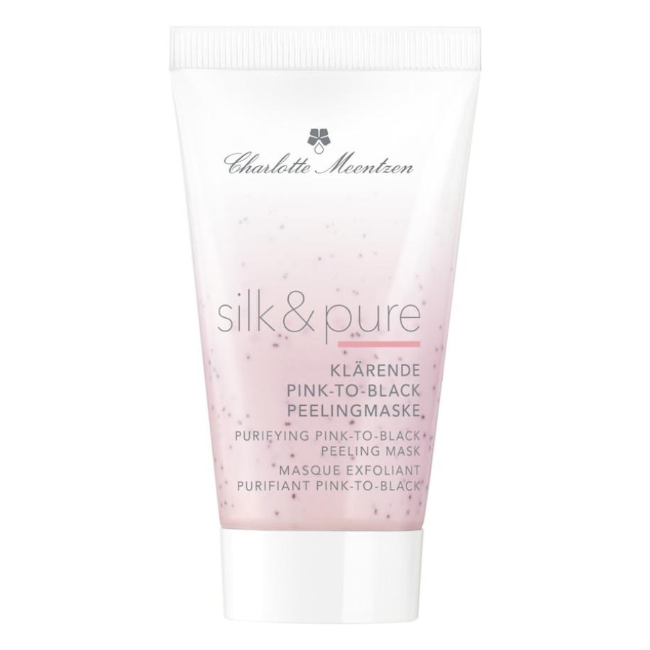 Charlotte Meentzen Silk & Pure Verhelderend Roze-Tot-Zwart Peelingmasker Reinigende maskers Dames 50 ml