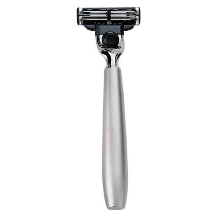 ERBE Scheermeshouder Mach 3 metalen houder zilver mat Nat Scheren Heren