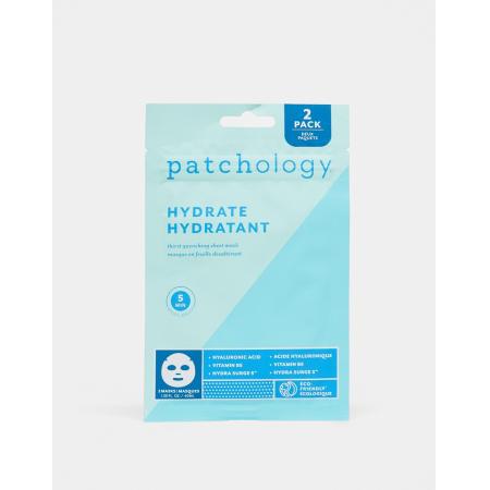 Patchology FlashMasque Hydrate 5 Minute Sheet Mask Gezichtmasker Duo-Geen kleur