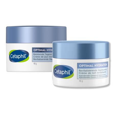 Cetaphil Optimal Hydration Revitaliserende Dagcrème + Nachtcrème Combi
