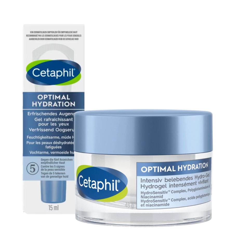 Cetaphil Optimal Hydration Intensief Herstellende Hydrogel + Oogserum Combi