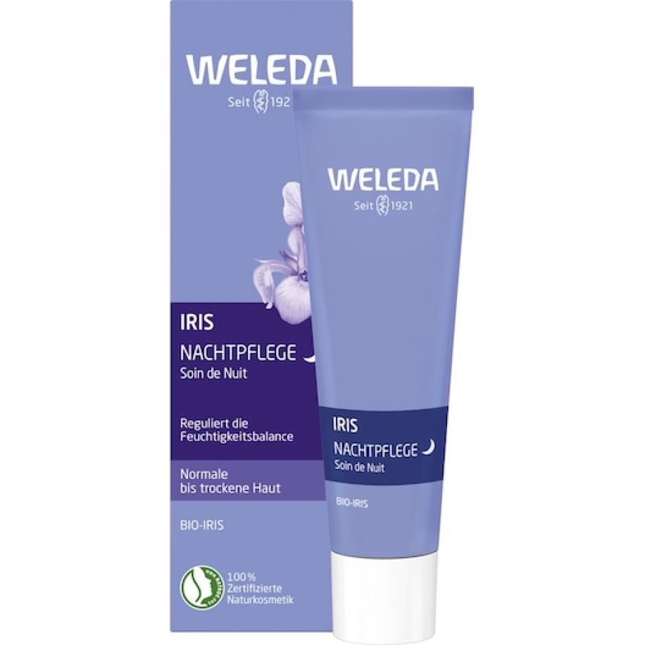 WELEDA Night Care Iris nachtverzorging Nachtcrème Dames 30 ml