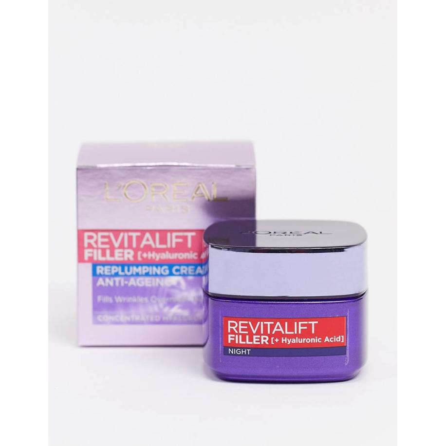 L'Oreal Paris Revitalift filler anti ageing replumping night cream-Geen kleur
