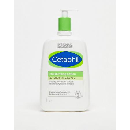 Cetaphil Moisturising Lotion voor gezicht en lichaam, voor normale tot droge, gevoelige huid, 1 l-Geen kleur