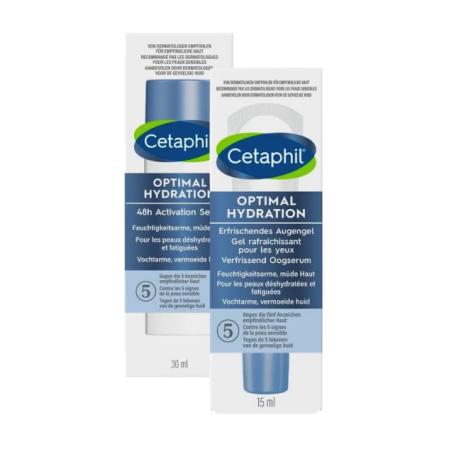 Cetaphil Optimal Hydration 48h Activation Serum + Verfrissend Oogserum Combi