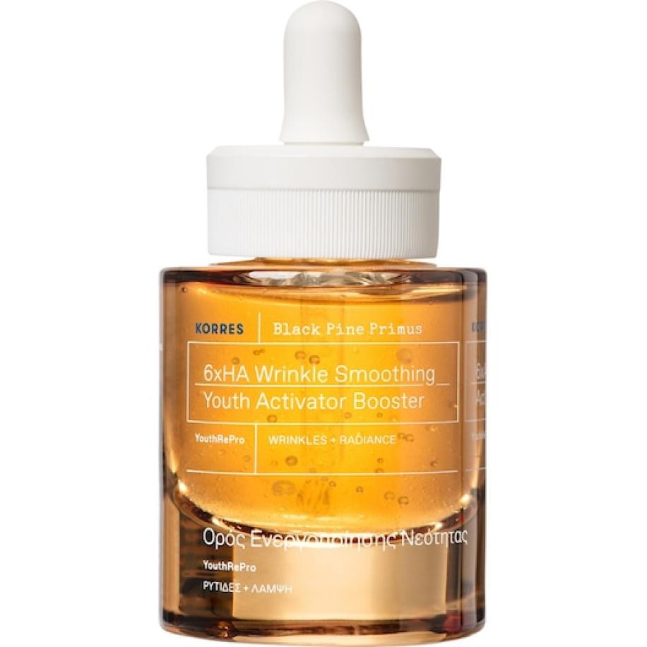 Korres Black Pine Primus 6-voudige hyaluronbooster voor het gladstrijken van rimpels Anti-aging gezichtsverzorging Dames 30 ml