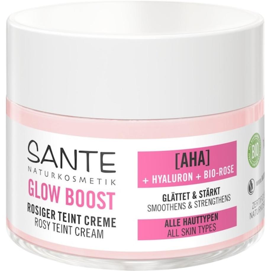 Sante Naturkosmetik Vochtinbrenger Glow Boost teint crème Gezichtscrème Dames 50 ml