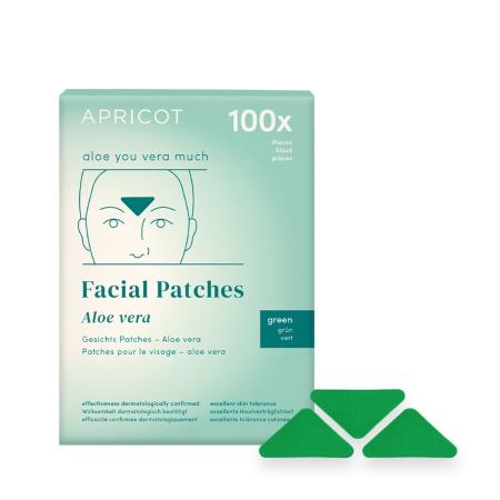 Apricot Cotton Facial Patches with Aloe Vera - pack 100