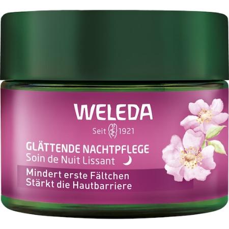 Weleda Night Care Gladmakende Nachtverzorging Wilde Roos & Witte Thee Gezichtscrème Dames 40 ml