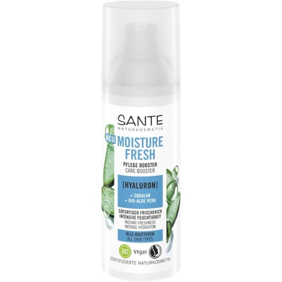 Sante Naturkosmetik Vochtinbrenger Moisture Fresh care booster met hyaluronzuur, squalaan & organische aloë vera Gezichtsverzorging Dames 50 ml